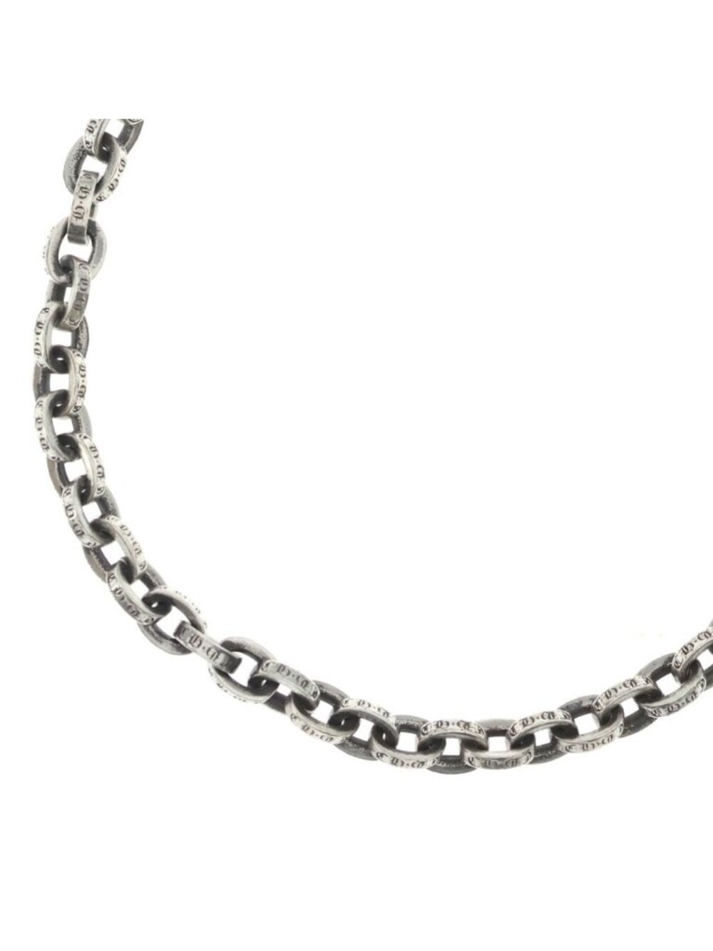 Chrome Hearts Paper Chain 18 Necklace Silver